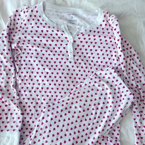 Like new kids roller rabbit pajamas - pink hearts